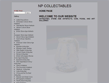 Tablet Screenshot of npcollectables.org.uk